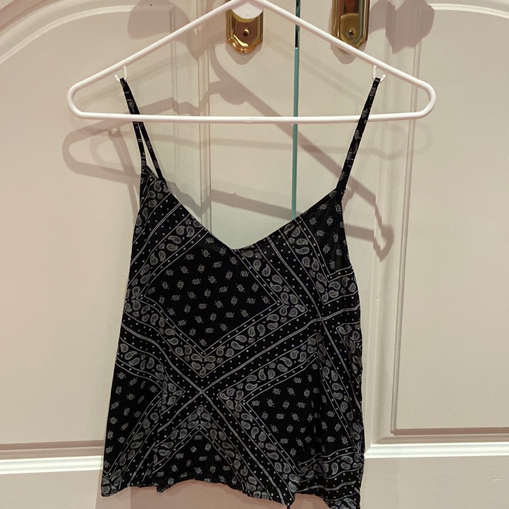 H&M tank top. Bandana print